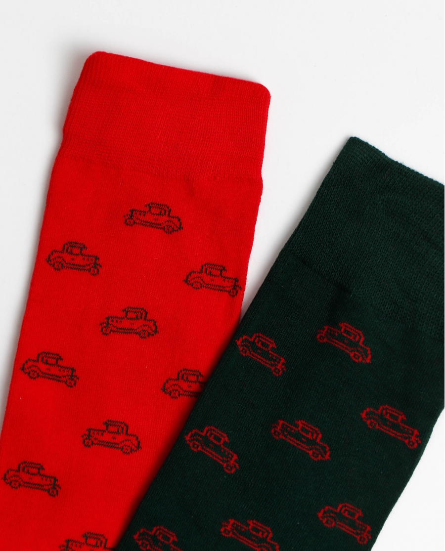 ANTONIO MIRO Calcetín Vintage para Hombre, (Pack 2 pares / Caja 12 packs) PACK-COLOR
