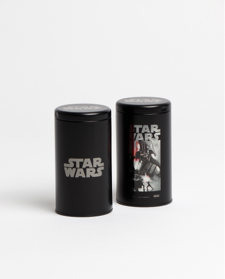 STAR WARS Calcetines Dark Side Bote Metal Regalo para Hombre, (Pack 2 pares / Caja 12 packs) PACK FANTASIA 2