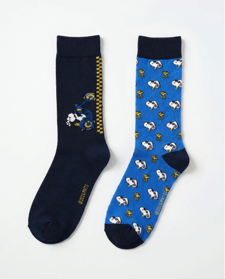 PEANUTS Calcetín de Caña Normal Speed Club para Hombre, (Caja de 6 pares) SURTIDO
