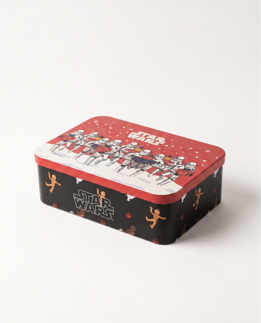STAR WARS Calcetines Ski Wars Caja Metal Regalo para Hombre, (Pack 2 pares / Caja de 12 packs) PACK FANTASIA