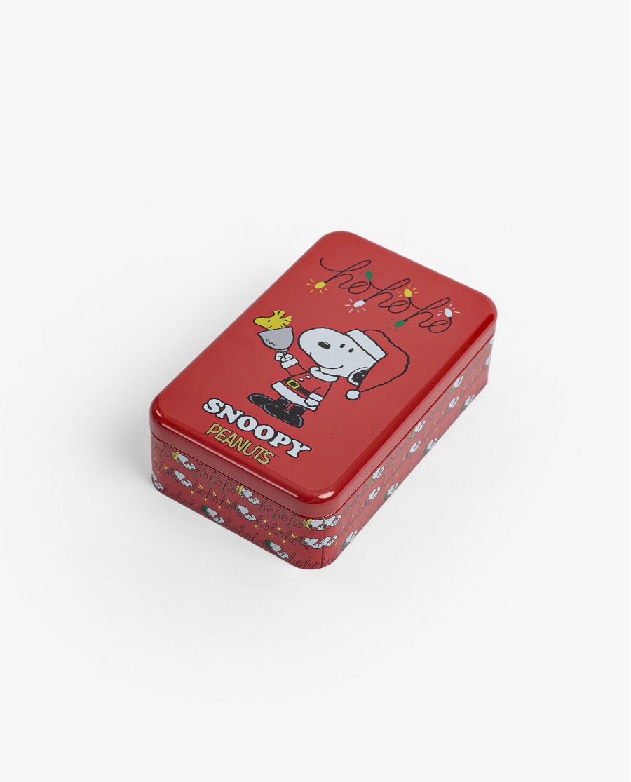 PEANUTS Calcetín Ho Ho Ho para Hombre, (Pack 2 pares / Caja de 12 packs) PACK FANTASIA