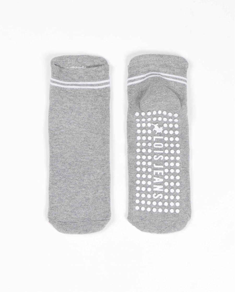 LOIS Calcetín Tobillero Antideslizante para Hombre, (Caja de 6 pares) SURTIDO