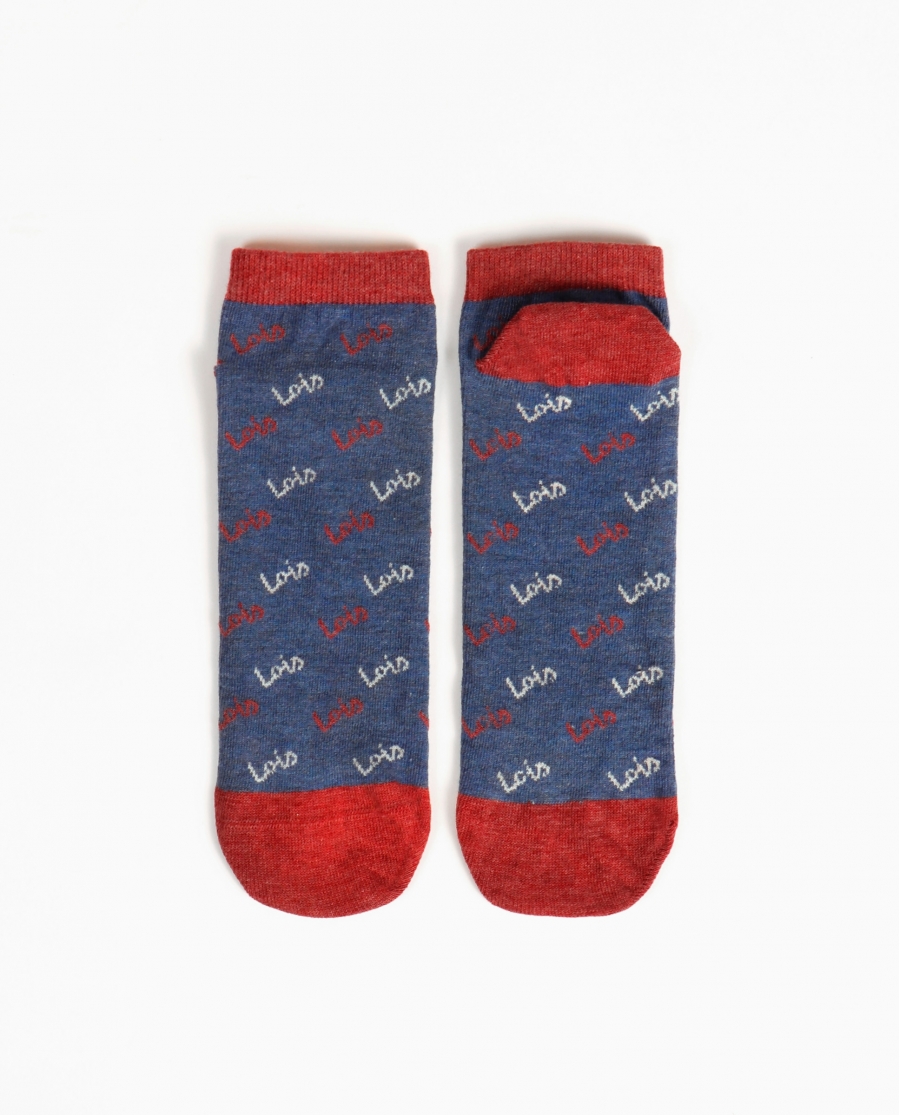 LOIS Calcetín Tobillero Lois Stripes para Hombre, (Caja de 6 unidades) SURTIDO