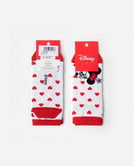 DISNEY Calcetín Tobillero Thinking Of You para Mujer BLANCO 1