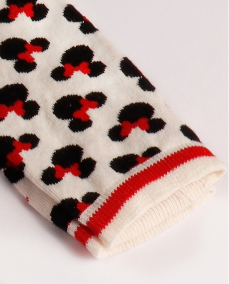 DISNEY Calcetín Tobillero Minnie Sequins para Mujer, (Caja de 6 pares) SURTIDO 2