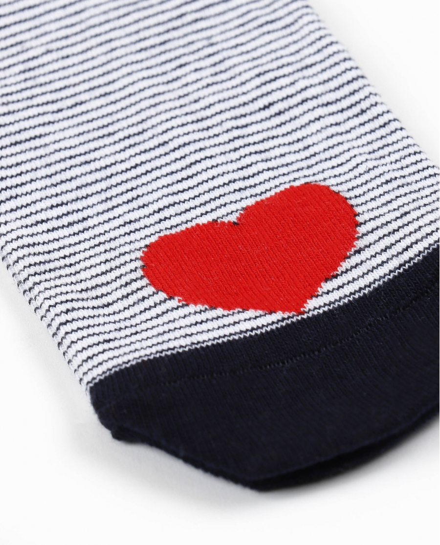 ADMAS Calcetines Tobilleros French Love para Mujer, (Caja de 6 pares) SURTIDO