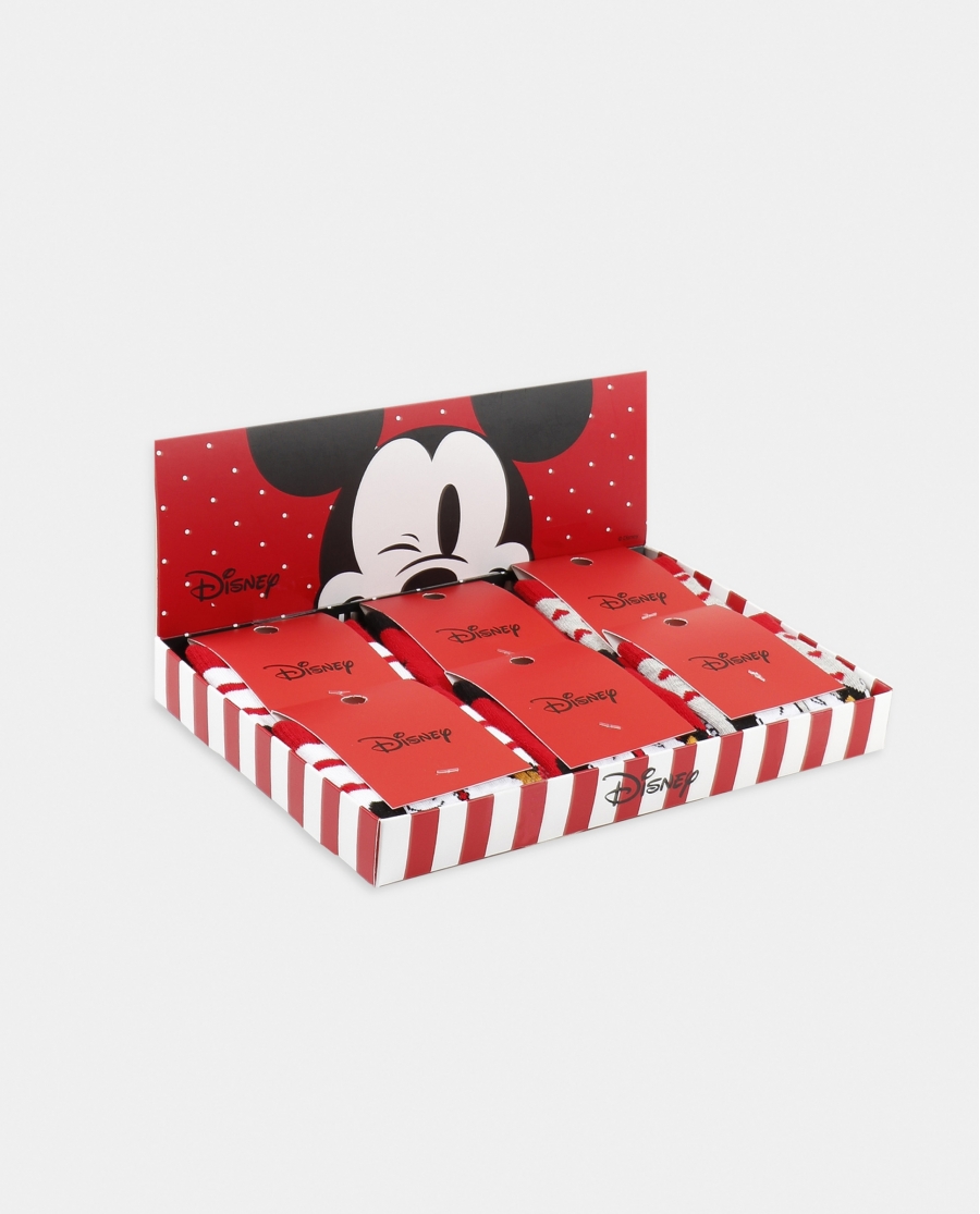 DISNEY Calcetín Tobillero M&M Love para Mujer, (Caja de 6 unidades) SURTIDO