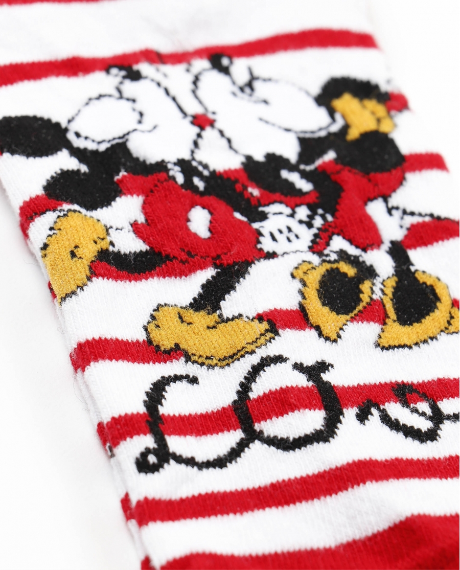 DISNEY Calcetín Tobillero M&M Love para Mujer, (Caja de 6 unidades) SURTIDO