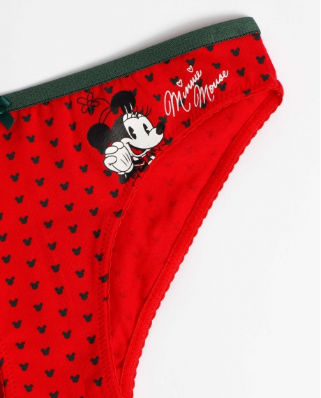 DISNEY Braga Expositor Holidays para Mujer (Caja de 12 unidades) ROJO 2