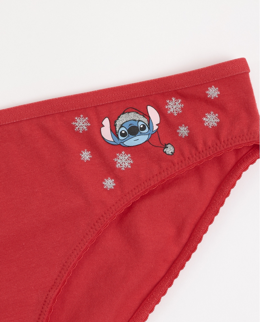 DISNEY Braga Expositor Stitchmas para Mujer (Caja de 12 unidades) ROJO