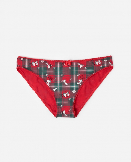 PEANUTS Braga Expositor Reindeer Crossing para Niña, (Caja de 12 unidades) ROJO