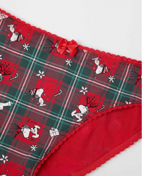 PEANUTS Braga Expositor Reindeer Crossing para Niña, (Caja de 12 unidades) ROJO 2
