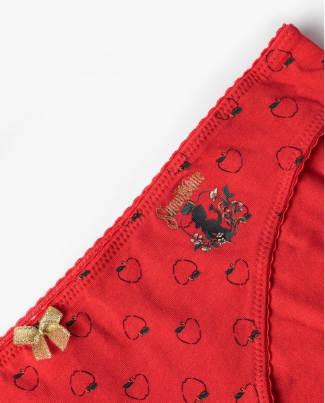 DISNEY Braga Expositor Snowwhite para Mujer, (Caja de 12 unidades) ROJO 2