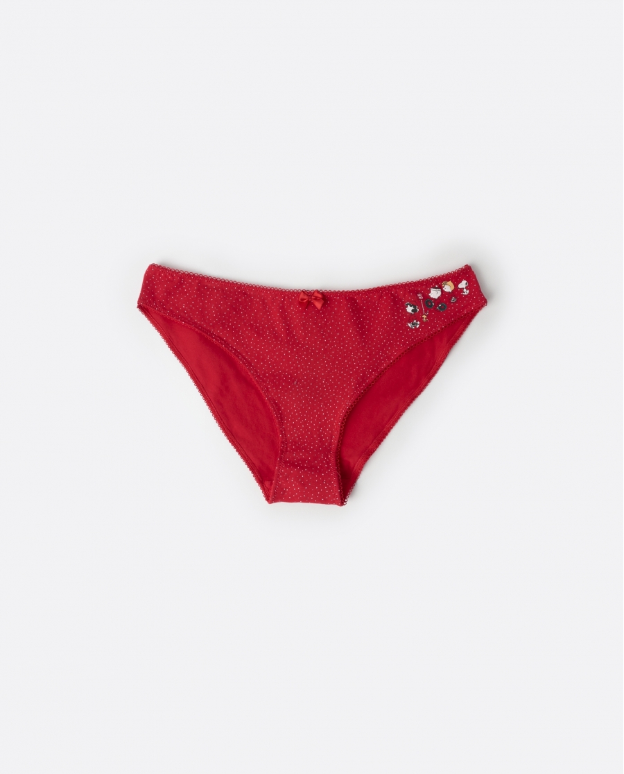 PEANUTS Braga Expositor HoHo Mood para Mujer (Caja de 6 unidades) ROJO