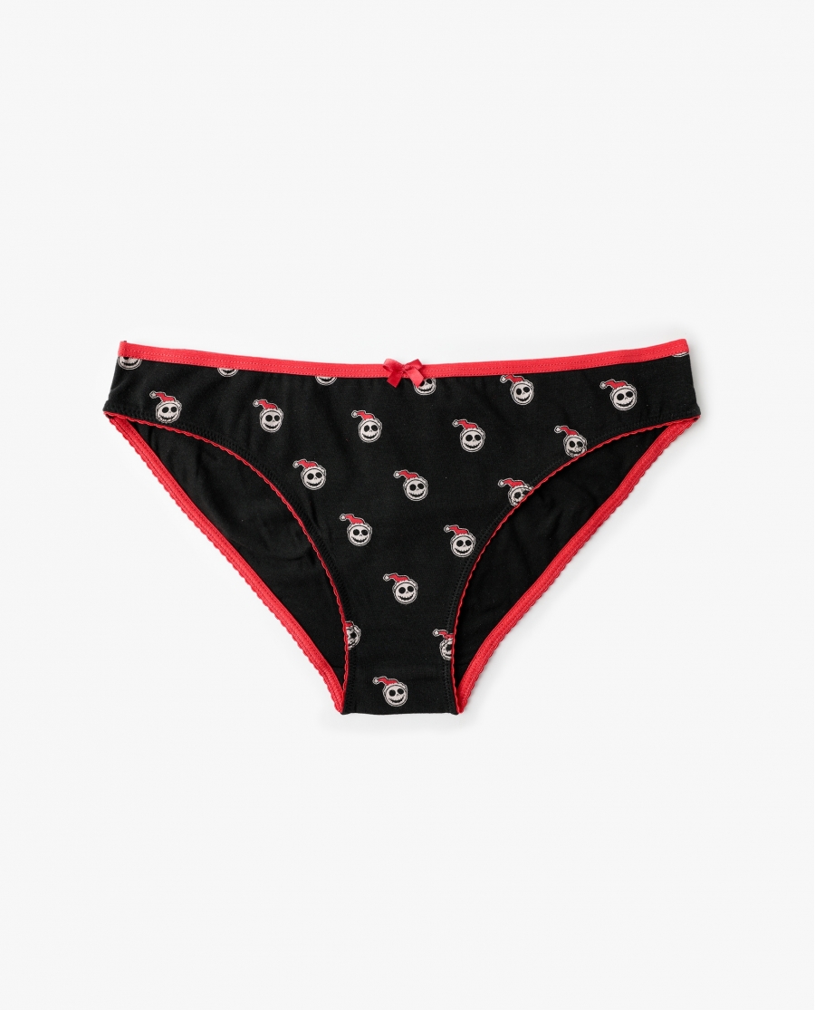 DISNEY Braga Expositor Nightmare Before Christmas para Mujer NEGRO