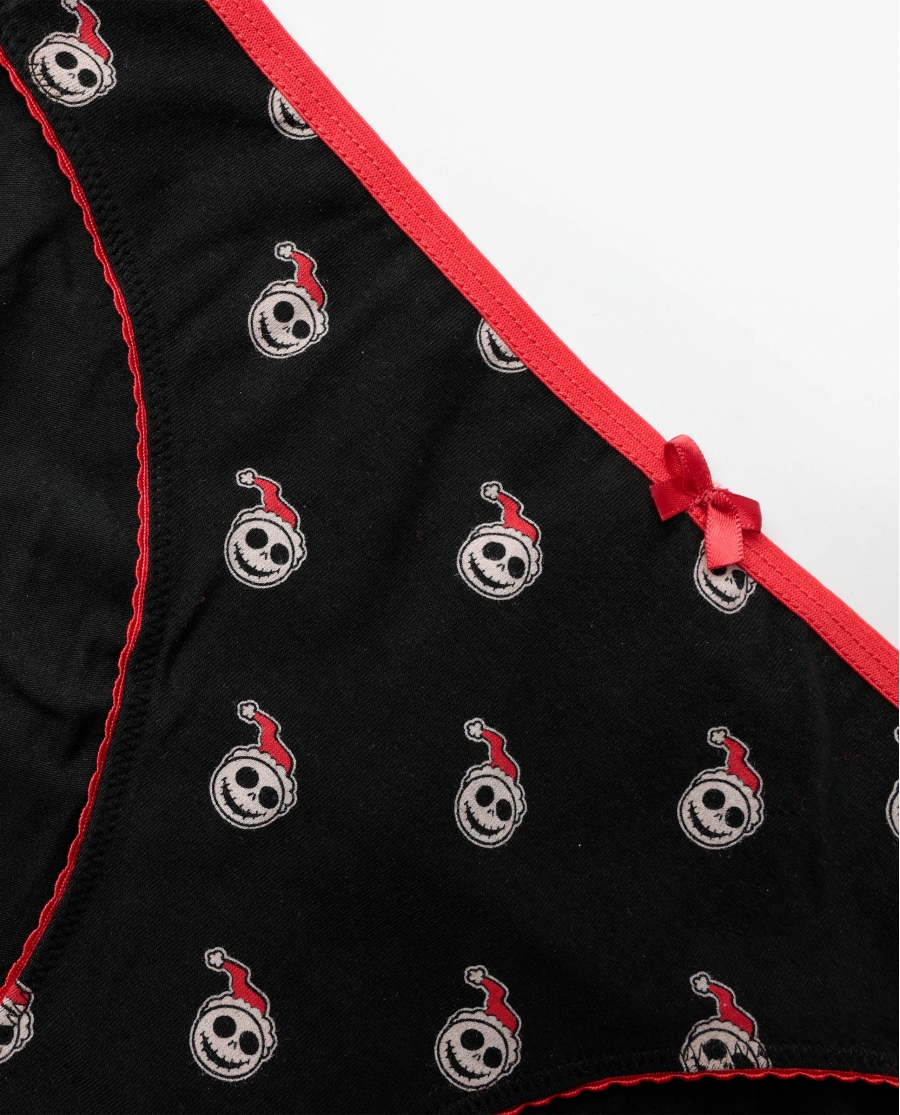 DISNEY Braga Expositor Nightmare Before Christmas para Mujer NEGRO