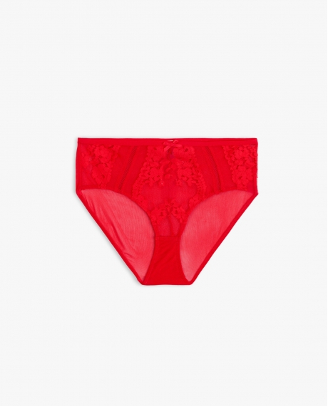 ADMAS Braga Alta Christmas con Envase Regalo para Mujer, (Caja de 12 unidades) ROJO