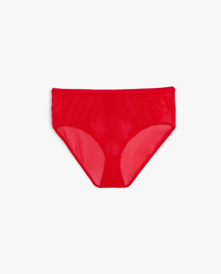 ADMAS Braga Alta Christmas con Envase Regalo para Mujer, (Caja de 12 unidades) ROJO