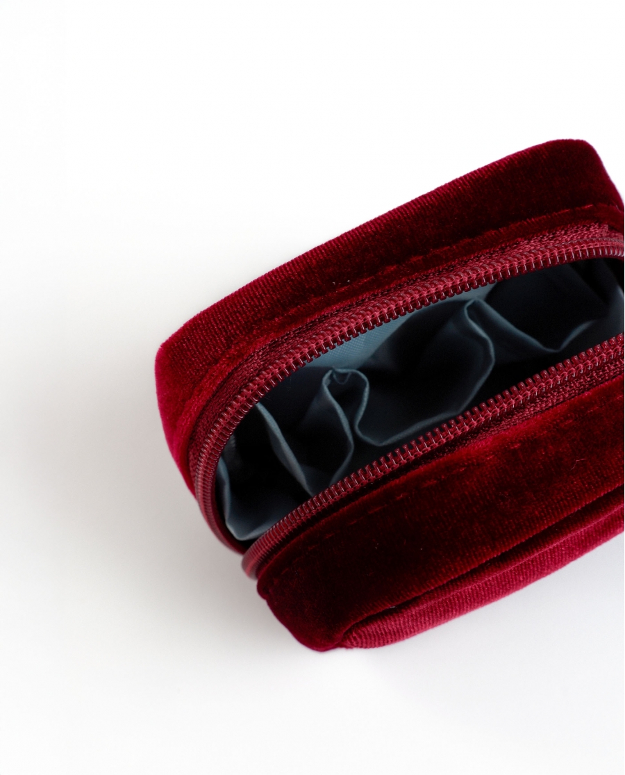 ADMAS Braga Alta Puntilla con Envase Regalo para Mujer, (Caja de 12 unidades) ROJO