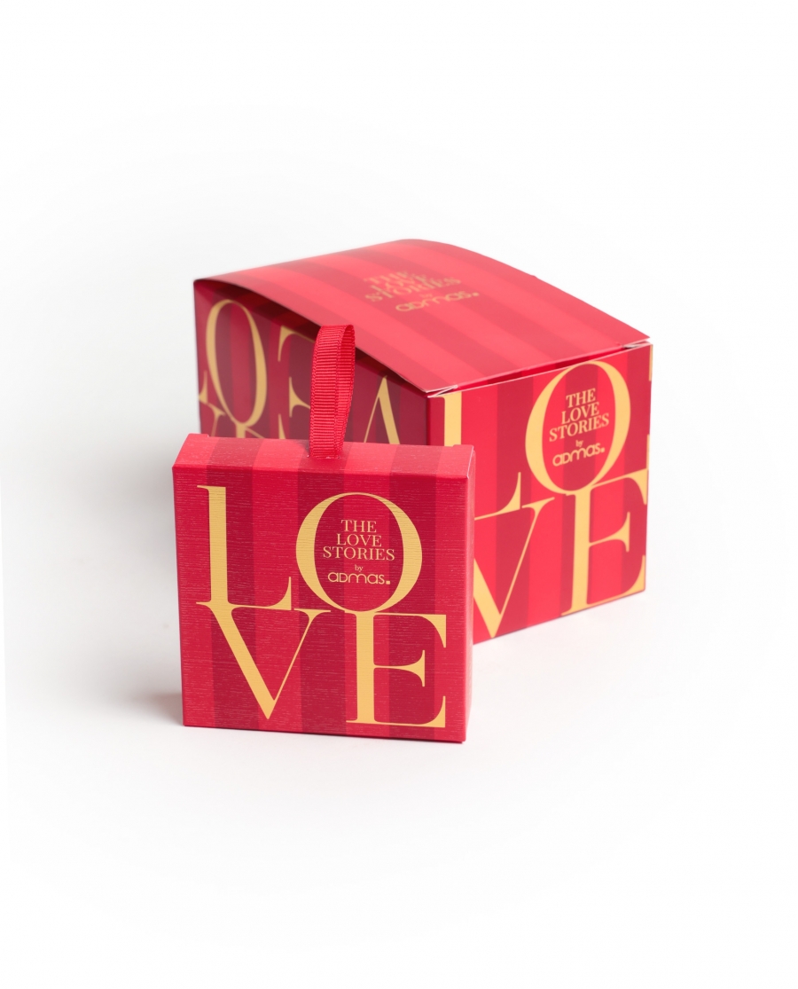 ADMAS Tanga Sexy Stars con Envase Regalo para Mujer, (Caja de 6 unidades) ROJO