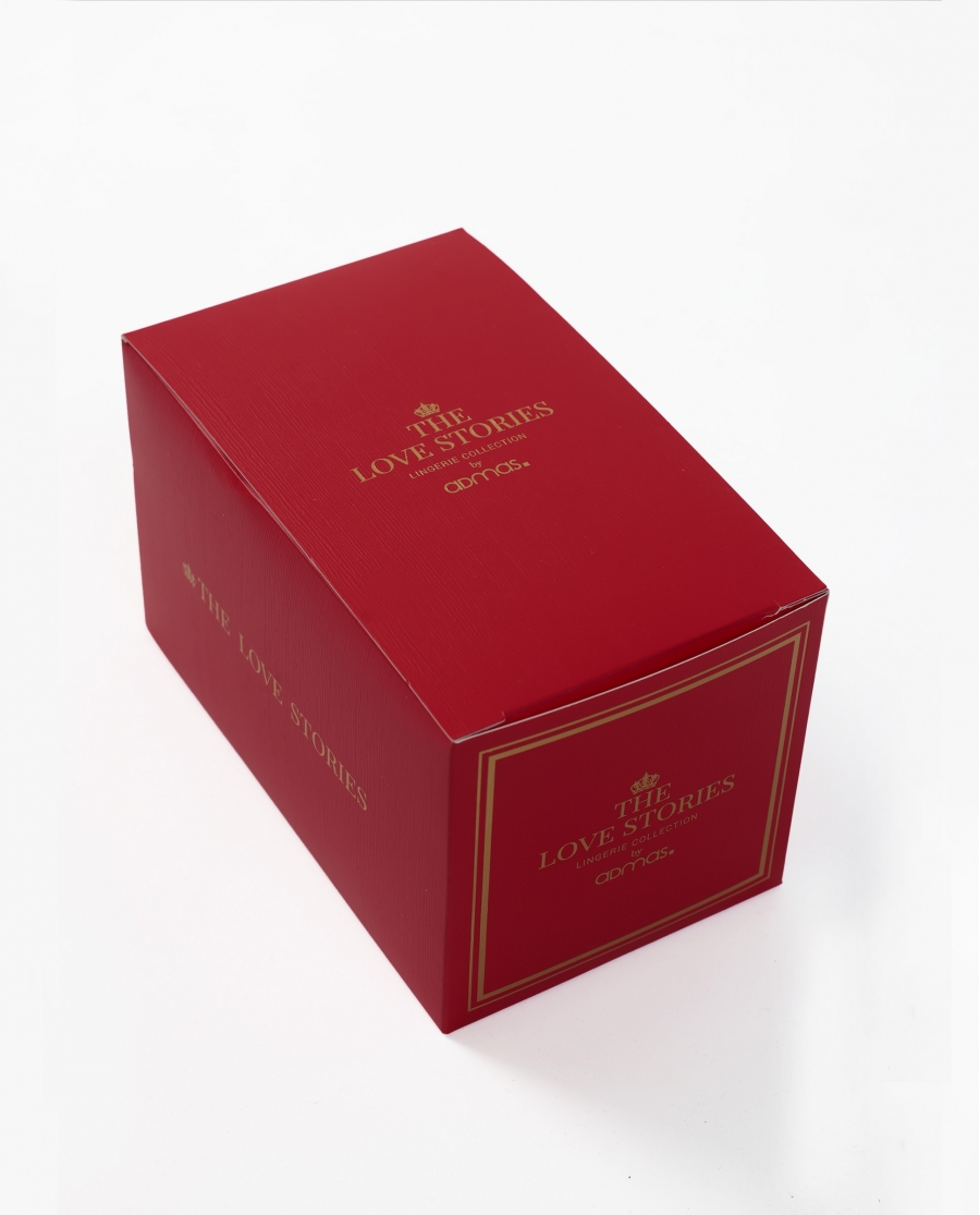 ADMAS Tanga Basic con Envase Regalo para Mujer, (Caja de 6 unidades) ROJO