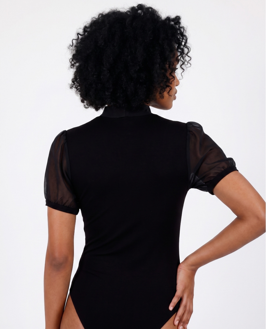 ADMAS Body Manga Farol para Mujer NEGRO