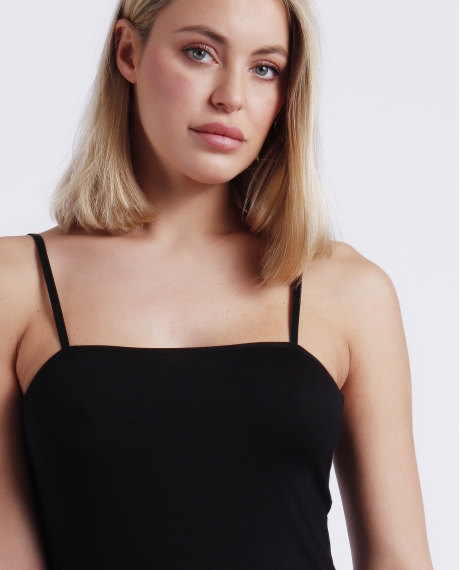 ADMAS Cubre Transparencias de Tirantes para Mujer NEGRO 2