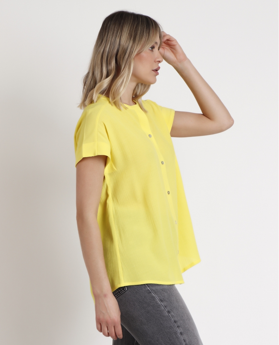 ADMAS Camisa Manga Corta Fluida para Mujer LIMA