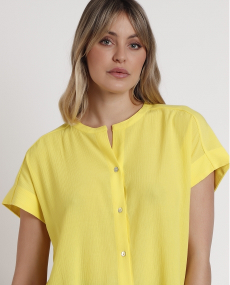 ADMAS Camisa Manga Corta Fluida para Mujer LIMA 2