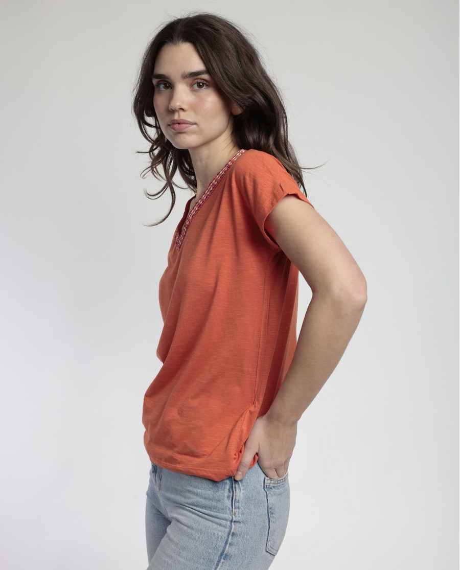ADMAS Camiseta Manga Caída Mexico para Mujer CALDERA