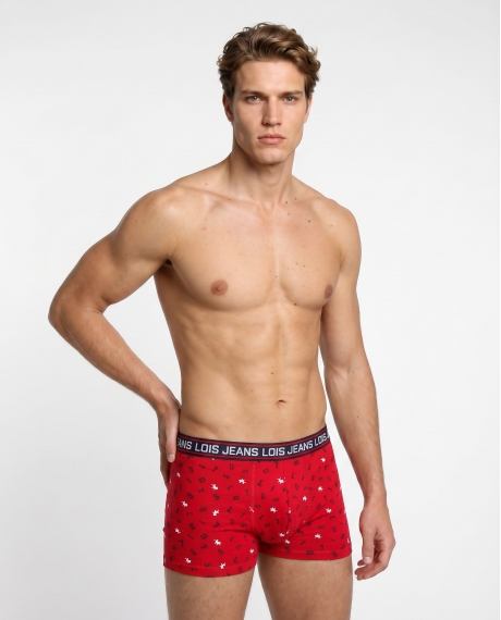 LOIS Calzoncillo/Boxer Taza Regalo para Hombre ROJO