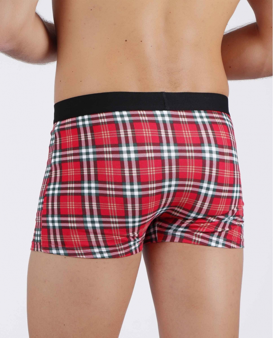 DISNEY Calzoncillo/Bóxer Mickey Check Taza Regalo para Hombre ROJO