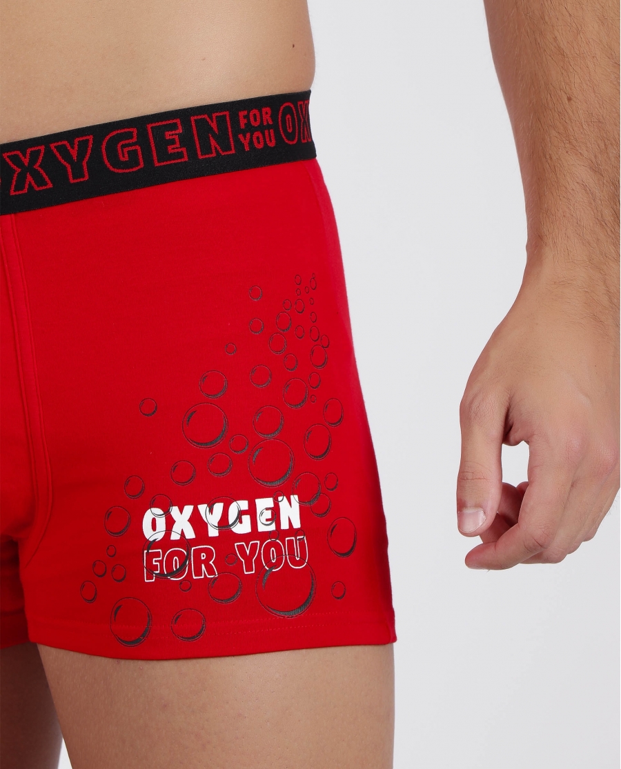 ADMAS Calzoncillo/Bóxer Oxygen para Hombre ROJO