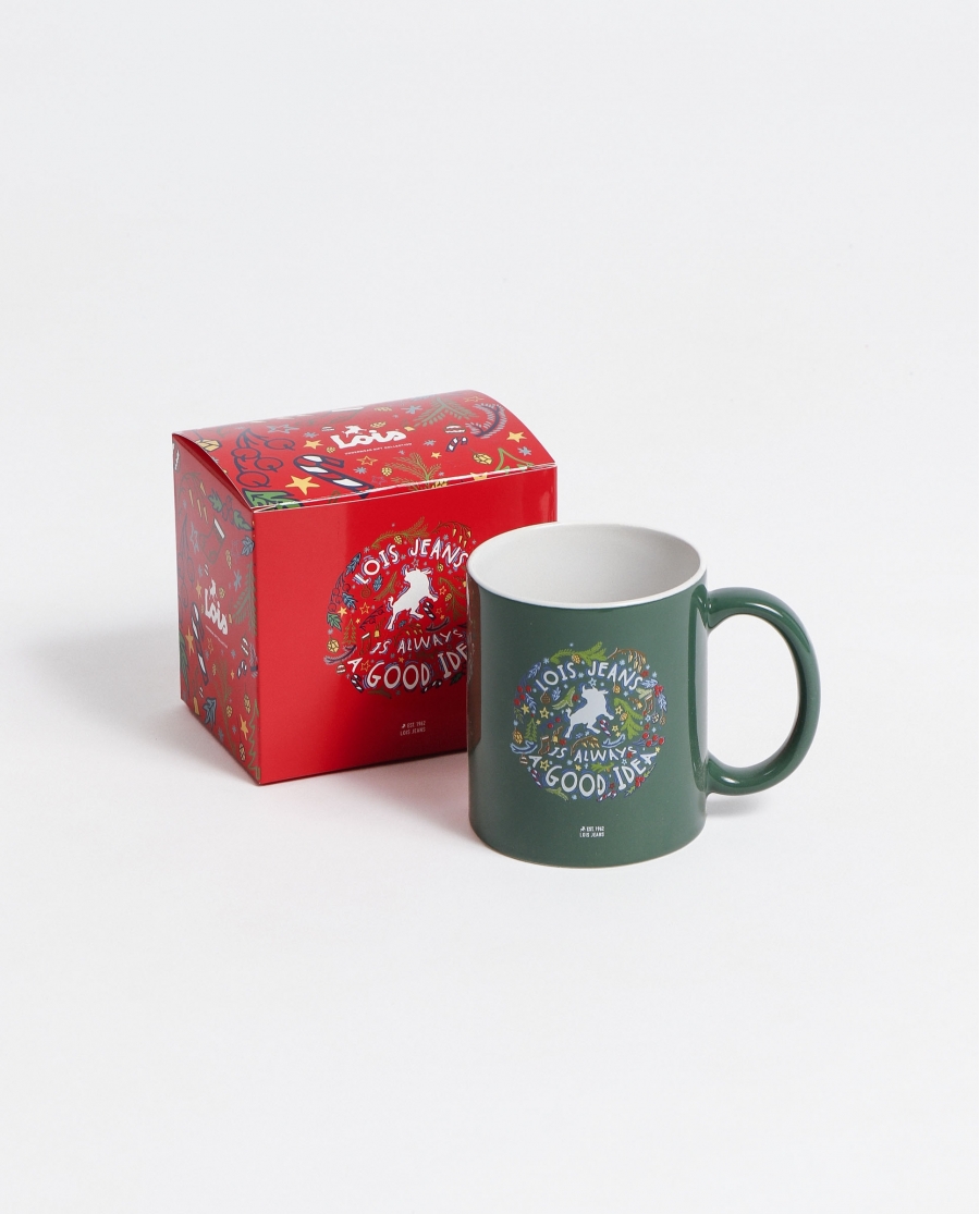 LOIS Calzoncillo/Bóxer Taza Regalo Good Idea para Hombre, (Caja 12 unidades) ROJO