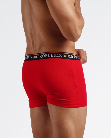 ADMAS Calzoncillo/Bóxer 0,0 Problems Caja Metal Regalo para Hombre ROJO 2
