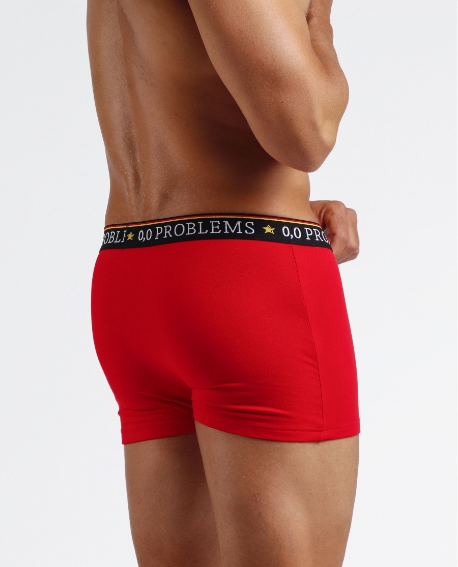 ADMAS Calzoncillo/Bóxer 0,0 Problems Caja Metal Regalo para Hombre ROJO