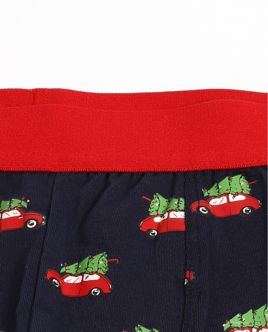 ADMAS Calzoncillo/Boxer Xmas Tree para Hombre MARINO