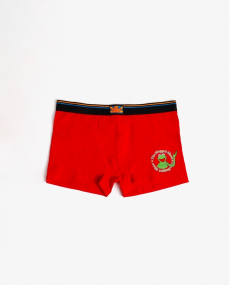 DISNEY Calzoncillo/Bóxer Kermit Show Bote Metal Regalo para Hombre ROJO