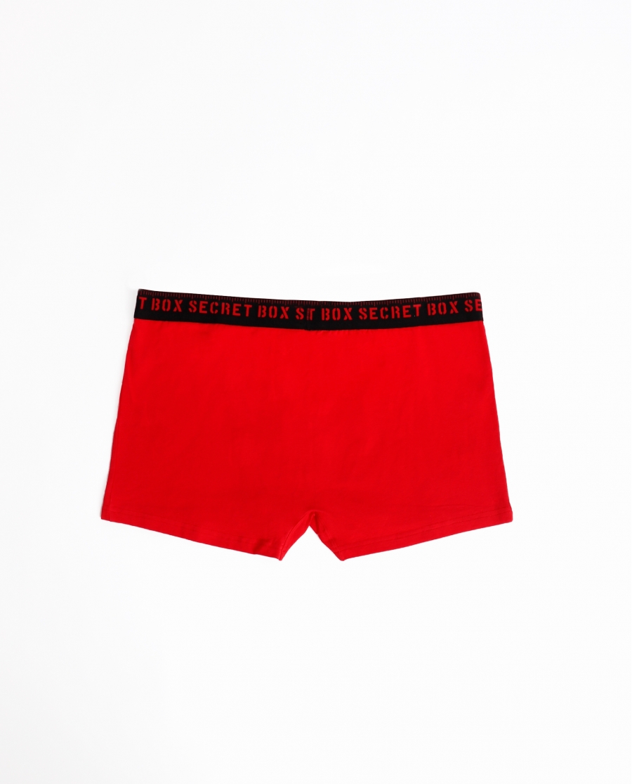 ADMAS Calzoncillo/Boxer Secret Box Caja Regalo para Hombre, (Caja 12 unidades) ROJO