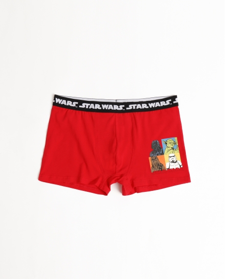 STAR WARS Calzoncillo/Boxer Color Comic Caja Regalo para Hombre, (Caja 12 unidades) ROJO