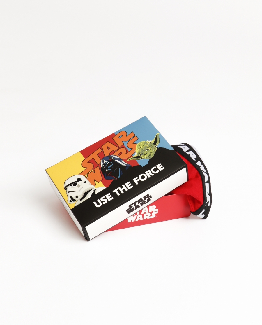 STAR WARS Calzoncillo/Boxer Color Comic Caja Regalo para Hombre, (Caja 12 unidades) ROJO