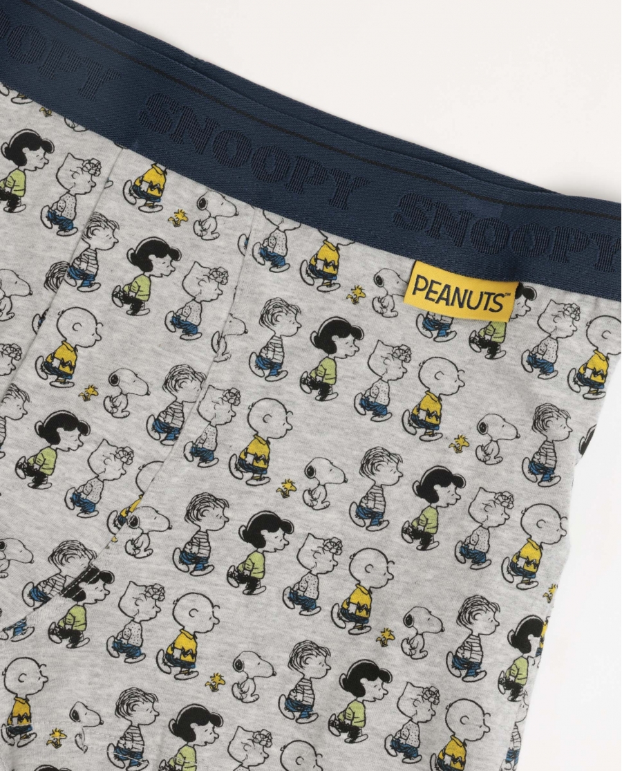 PEANUTS Calzoncillo/Bóxer Friends Snoopy para Hombre, (Caja de 2 unidades) PACK FANTASIA