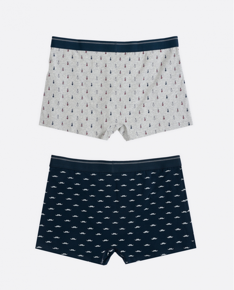 DIVER Calzoncillo/Bóxer Elegant para Hombre, (Caja de 2 unidades) PACK FANTASIA