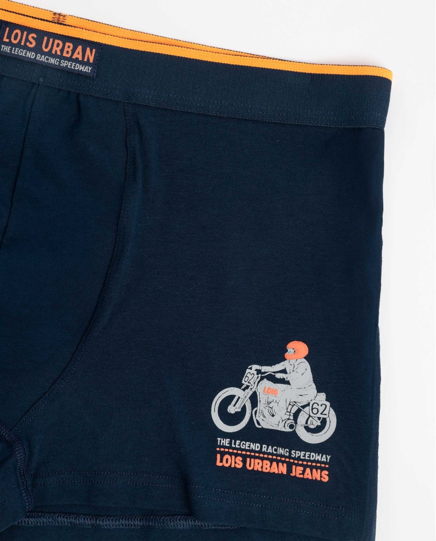 LOIS Calzoncillo/Bóxer Urban Motor para Hombre, (Caja de 2 unidades) PACK FANTASIA