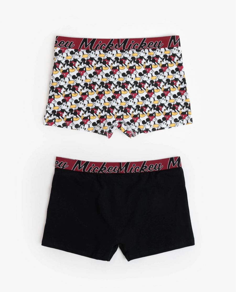 DISNEY Calzoncillo/Bóxer Mickey King para Hombre, (Caja de 2 unidades) PACK FANTASIA