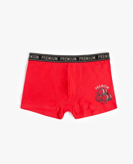 ADMAS Calzoncillo/Boxer Barril Wine para Hombre ROJO