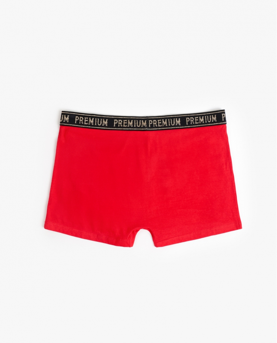 ADMAS Calzoncillo/Boxer Barril Wine para Hombre, (Caja 12 unidades) ROJO