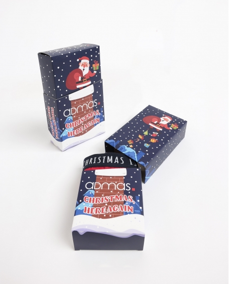 ADMAS Calzoncillo/Boxer Christmas Is Here para Hombre ROJO 2