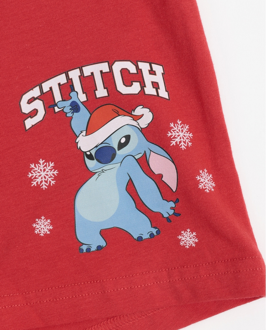 DISNEY Calzoncillo/Boxer Stitchmas Caja Metal Regalo para Hombre, (Caja 12 unidades) ROJO