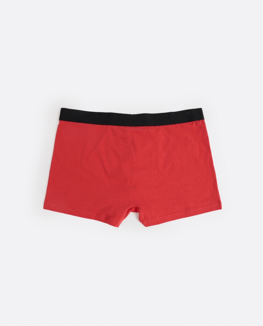 STAR WARS Calzoncillo/Boxer Grogu Sock Caja Regalo para Hombre, (Caja 12 unidades) ROJO